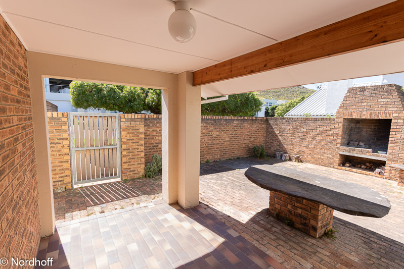 Patio with braai